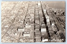 c1940's Aerial View Of Downtown Duluth Minnesota MN RPPC Photo Vintage Postcard picture