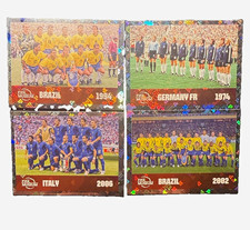 Panini FIFA Museum 4-Card Lot Brazil 1994/2002 Italy 2006 Germany FR 1974 picture
