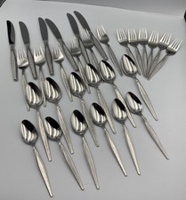 VTG Eldan Peeress Japan Flatware Set 30 Piece Table Serving Stainless Steel picture