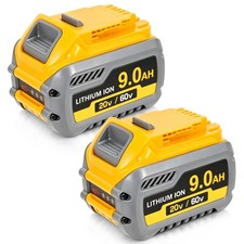 2PCS 9.0AH DCB609-2 20V/60V MAX FLEXVOLT Lithium Ion Battery For DEWALT DCB612 picture
