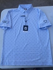 NWT FootJoy Lisle Paisley Print Golf PoloShirt MensAthletic Fit 28588 MULTI-SIZE picture