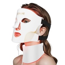 FOLOKE LED Red Light Therapy Face & Neck Mask Anti Aging Wrinkles 7 Color | NEW picture