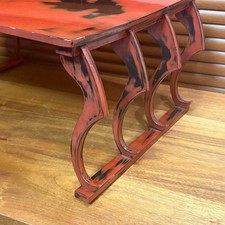 Edo Period Hassaku Negoro Lacquer Stand Antique Japanese Craft Collection picture