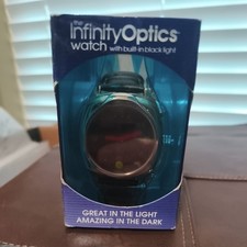 Infinity Optics Watch Model 1400 built in black light - You Can Imagine - NEW picture