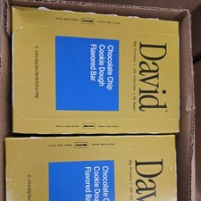David Protein Bars - Chocolate Chip Cookie Dough Flavor - 12ct - Best By 9/30/26 picture