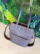 BÉIS “The Commuter Tote” In Maple | Vegan Leather Work Travel Diaper Bag Purse  picture