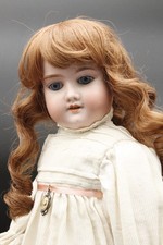 Antique German Armand Marseille 390 Doll Bisque Head Compo Body Rocker Eyes 18