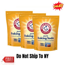 Pure Baking Soda, for Baking, Cleaning & Deodorizing, Pool 10.8 lb Bag 3 Pack picture