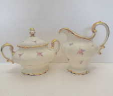 ROSENTHAL GERMANY POMPADOUR CREAMER AND SUGAR WITH LID picture