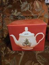 Vtg NIB Nikko Happy Holidays 4 Cup Teapot picture