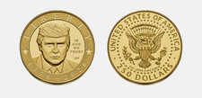 Uncirculated 2026 Donald Trump $1 Coins (Bag of 10 coins) picture