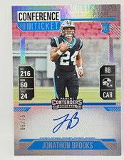 2024 Jonathon Brooks Contenders Rookie Conference Ticket Autograph RC /75 🔥 picture
