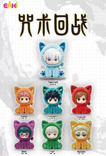 EAKI Jujutsu Kaisen Sitting Cat Party Series Plush Pendant Blind Box New picture