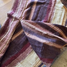 CROSCILL ESTATE - Highlands - Circle Valance - Rust - Gold - Chenille  MSRP $100 picture