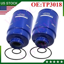 2*Filter For GM 6.6L Duramax Diesel Silverado 2500HD Fuel Filter TP3018 19420323 picture
