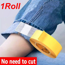 1 Roll Heavy Adhesive Fabric Hem Tape No Sew Pant Leg Clothing Repair Strip New picture