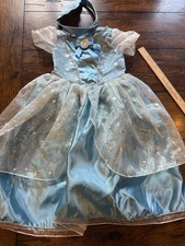 Disney Princess Cinderella Dress Costume Size 2T NWOT Layered Tulle Sparkle picture