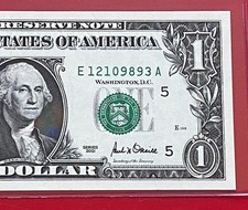 2001 $1 Dollar Bill FRN, ( RICHMOND E ) SCARCE ,UNCIRCULATED picture