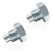 NYTKL 2 PCS Car Floor Jack Handle Bolts, Horizontal 0.7×0.8 inches, Silver picture