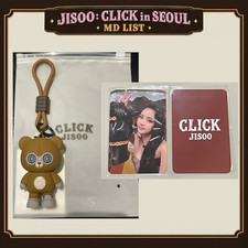 [ON HAND] JISOO : CLICK in SEOUL POP UP STORE OFFICIAL MERCH LIST BLACK PINK picture