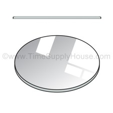 ROUND 1.50MM THICK FLAT WATCH MINERAL GLASS CRYSTAL REPLACEMENT SIZE 16MM-50MM picture