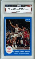 1986 Star Best of the Best #1 Kareem Abdul-Jabbar AGC 8 NM-Mint LA Lakers picture