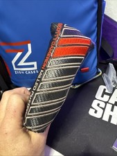 Titlest Scotty Cameron Head Cover AM&E Used Carbon Fiber Pattern Authentic picture