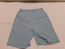 H437 GYMSHARK Crossover Shorts Iceberg Blue Womens Size Small picture