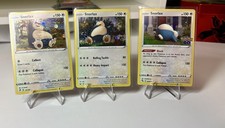 Pokémon TCG Snorlax Cosmos Foil Promo 3 Card Set picture