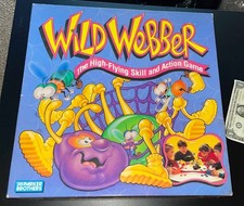 Parker Brothers WILD WEBBER Skill & Action Game. *COMPLETE* see descript picture