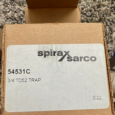 Spirax Sarco TD52 3/4in Thermo-Dynamic Steam Trap Manual Valve 54531C picture