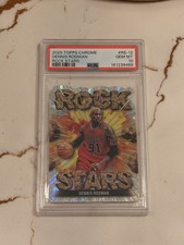 2025-26 Topps Chrome - Rock Stars Dennis Rodman - PSA 10 - MINT #RS-12 - Veteran picture