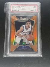 PANINI SELECT 2014-15 ZACH LAVINE RC #84 ORANGE REFRACTOR /60 PSA 9 Wolves  picture
