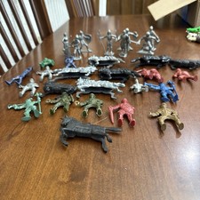  Vintage Mid Evil Knights Horses 29 pcs  picture