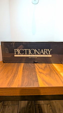 1st Ed. Pictionary Board Game 1985 Vintage No. 100 Unopened, Still Wrapped picture