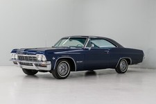 1965 Chevrolet Impala SS dark blue | 24x36 inch POSTER | classic picture