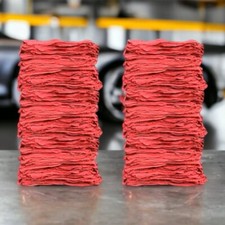 2500 Pcs Red Shop Towels Jumbo 15x15 Cleaning Rags, A-Grade & picture