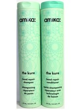 (2 PACK) Amika The Kure Bond Repair Duo Set (Shampoo & Conditioner), 9.2 oz picture