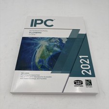 2021 IPC International Plumbing Code ICC Plumbing Code Book Like New H6-15 picture