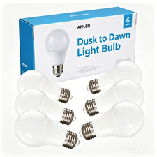 A19 Dusk to Dawn Sensor LED Bulb A19 9W=60W 800LM 2700K/5000K 6/12 Pack picture