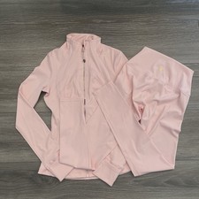 Women’s lululemon Define Jacket & Leggings set Pink Size 2 picture
