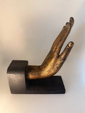 Antique Thai Hand Buddha Sculpture  picture