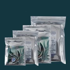 Anti-Static ESD Shielding Silver Zip-Lock Reclosable Bags For Small Electronics picture