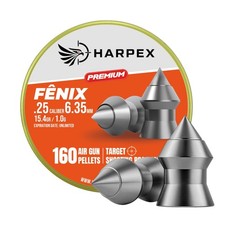 Harpex Fenix Premium Airgun pellets .25 Caliber - Pointed high precision 15.4gr picture