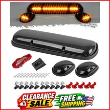 3PCS 30LED Cab Marker Roof Running Lights Assembly Compatible with Silverado/... picture