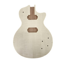 New guitar Body mahogany flame Maple wood DIY Electric Guitar Set in L Style picture