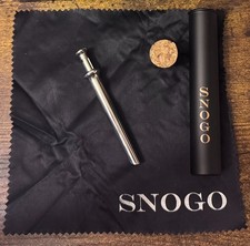 SNOGO Cacao Straw - Silver Design - Brand New / Unopened picture