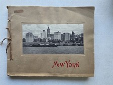 New Yook City Antique 1908 Book Portfolio of Photographs, 27 Photogravures picture