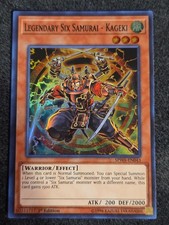 Legendary Six Samurai - Kageki SPWA-EN043 1st Edition Super Rare Spirit Warriors picture