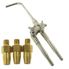 Hoke Type Welding Soldering Jewelers Torch Oxygen & Natural Gas With 3 Tips picture